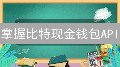 掌握比特现金钱包API：开发者指南，简化BCH集成！