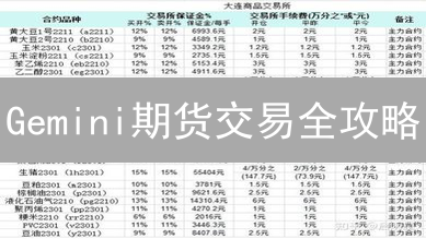 Gemini期货交易全攻略：你想不到的秘密？对比传统，掘金新机遇！